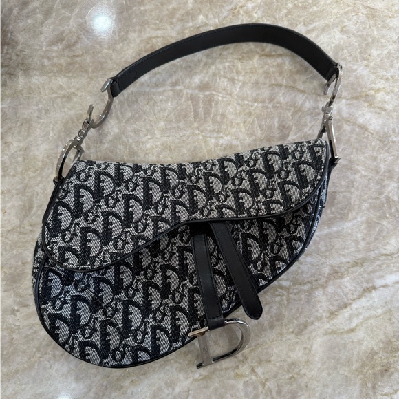 Dior Handbags - Christian Dior Oblique Vintage Saddle Bag